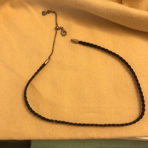 Pandora adjustable black choker